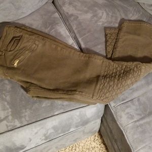 Army green jeans